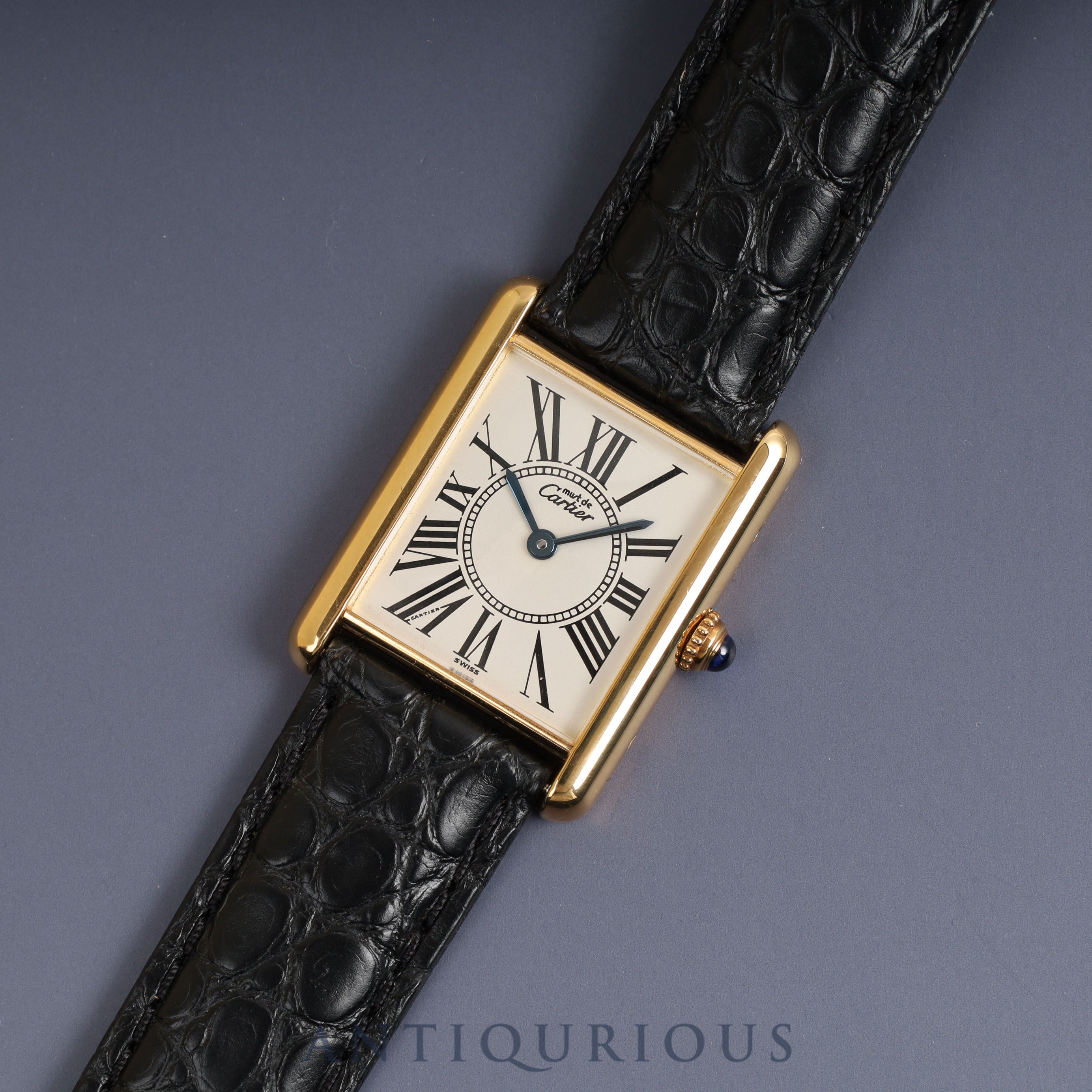 Cartier Must Tank LM QZ Opalan Dial 1615 Newly Finished