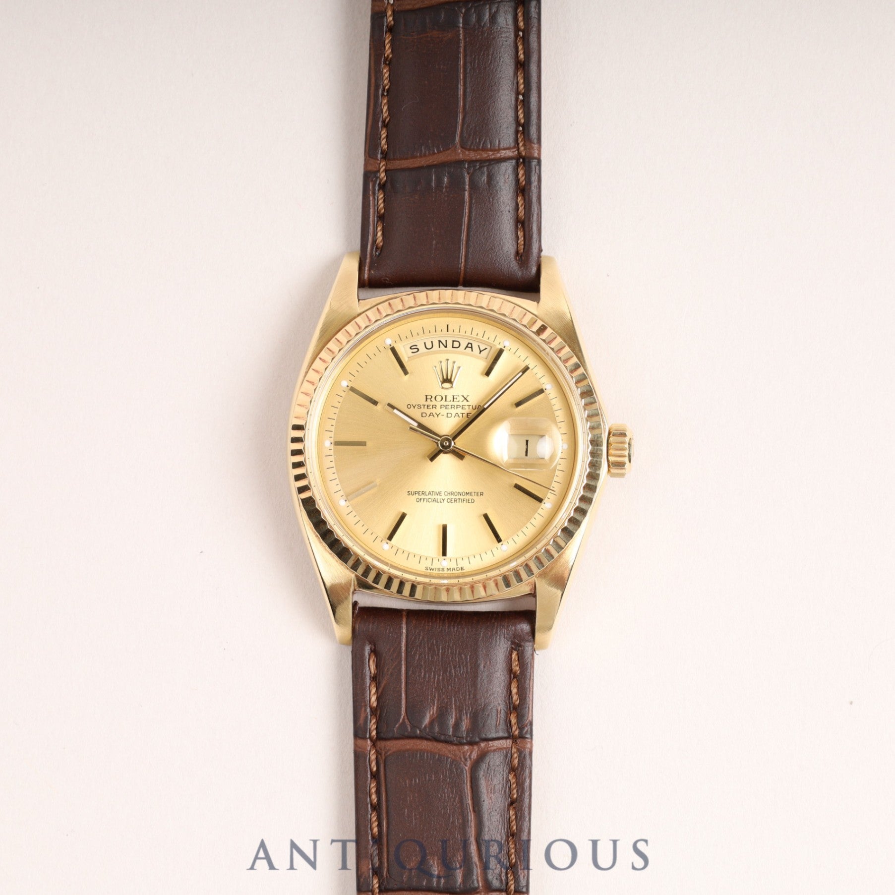 Rolex Day-Date 1803 Gold Dial No. 1 1966