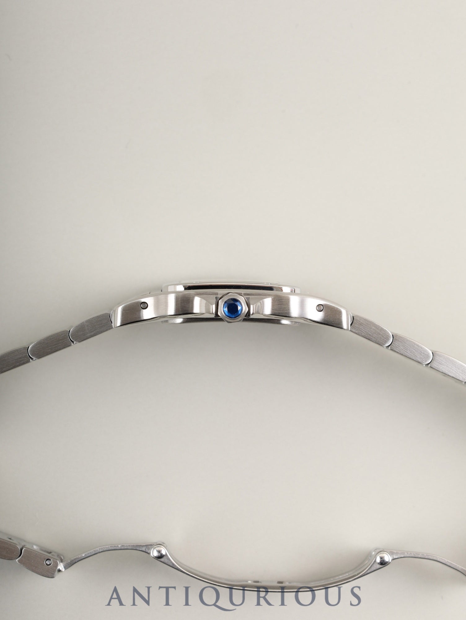 Cartier Santos Galbee SM W20056D6 / 1565 Quartz Caliber - Stainless Steel Ivory Roman Dial Completely Serviced at a Cartier Boutique