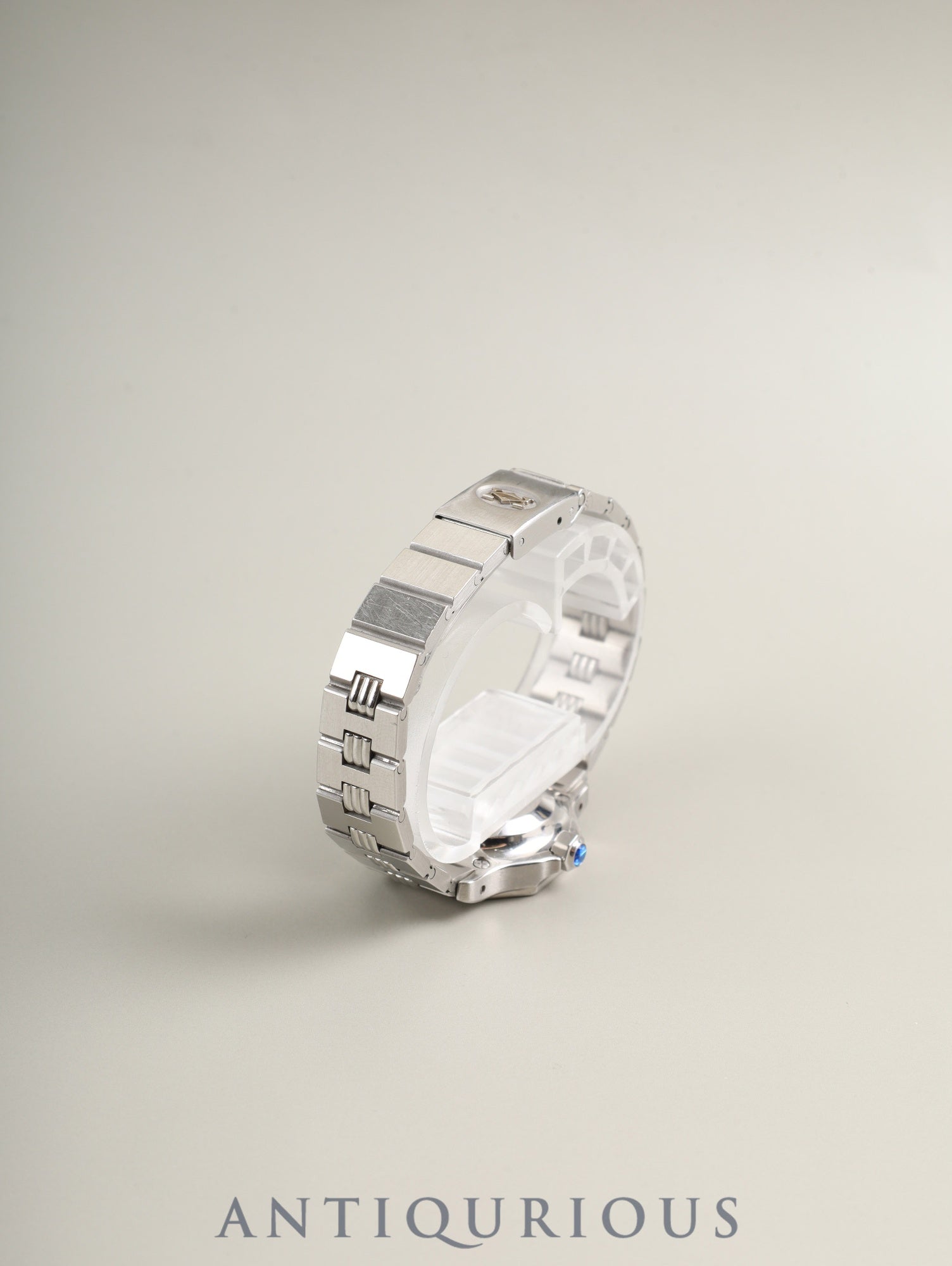 カルティエ サントス オクタゴン SM 0906 自動巻き Cal.2671 SS SS（ゴドロン）ホワイトローマン文字盤 オーバーホール済み