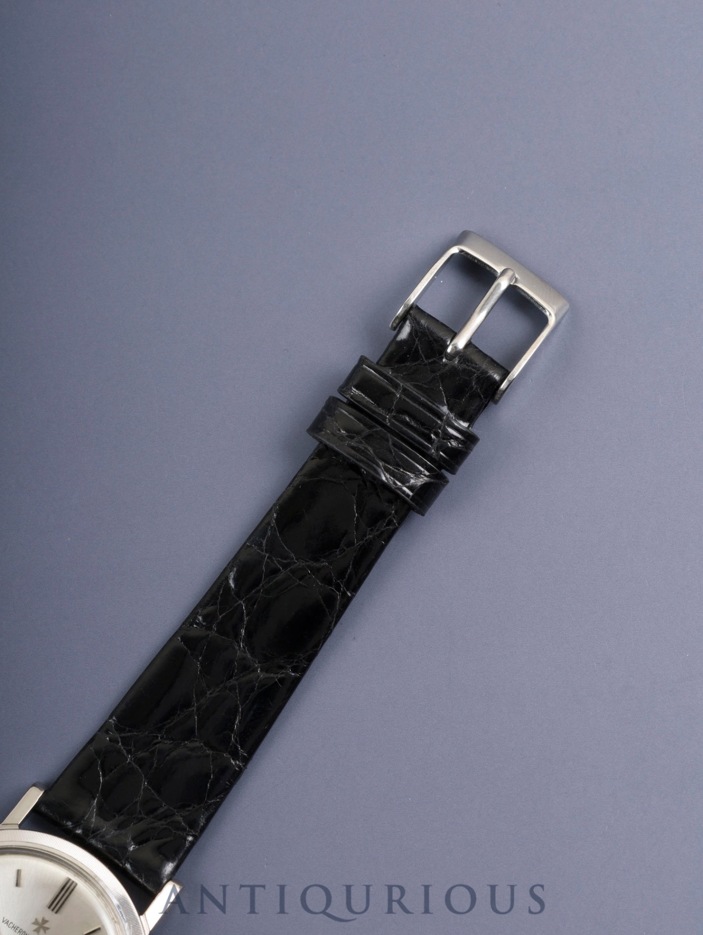 ヴァシュロン・コンスタンタン ラウンド センターセコンド 6406 自動巻き Cal.K1002 750WG 革 社外ピンバックル（SS）ホワイト文字盤 オーバーホール済み