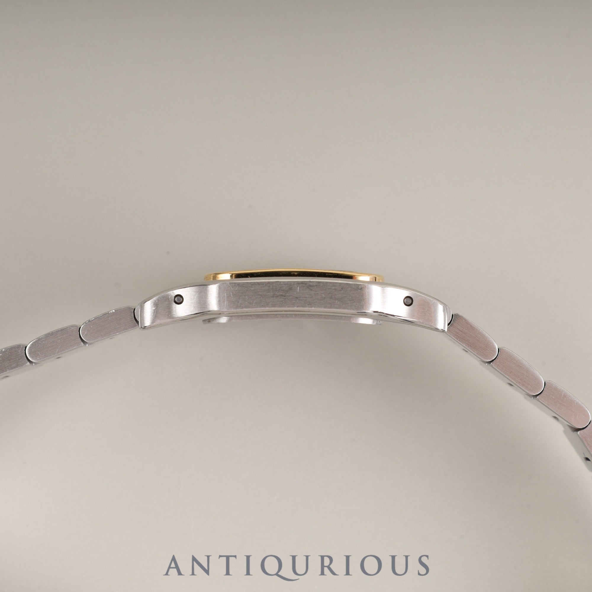 Cartier Santos Galbee SM W20012C4 / 1567 Quartz Cal.157 SS/YG White Roman Dial Overhauled
