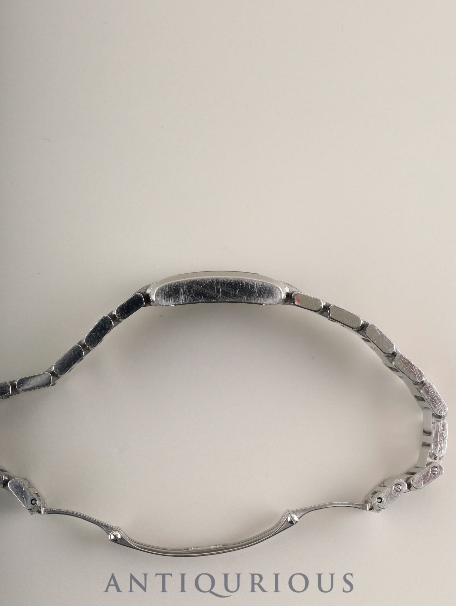 カルティエ タンクフランセーズ SM W51034Q3 / 2384 クォーツ Cal.057 SS SS ブルーシェル文字盤 オーバーホール済み