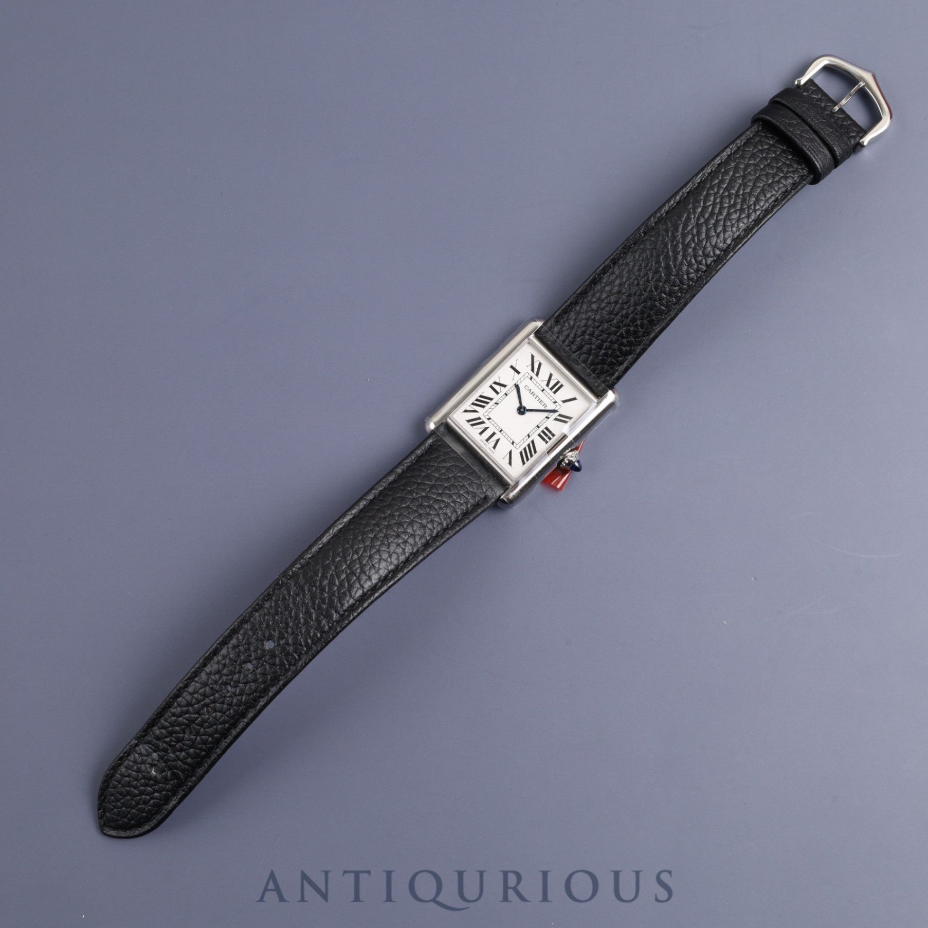 Cartier Tank Must LM WSTA0041 / 4323 Quartz SS Genuine leather strap Genuine buckle (SS) Silver Roman dial Box Warranty (2023)