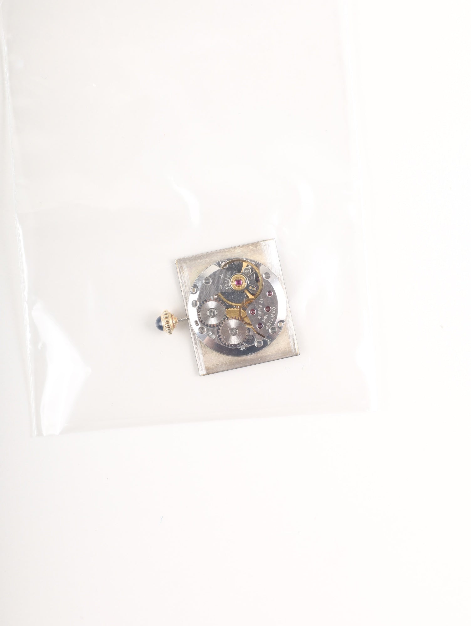 カルティエ マストタンク LM 6 手巻き Cal.78-1 SV925 革 純正ピンバックル（GP）オニキス文字盤（SWISS表記）オーバーホール済み 新品仕上げ済み