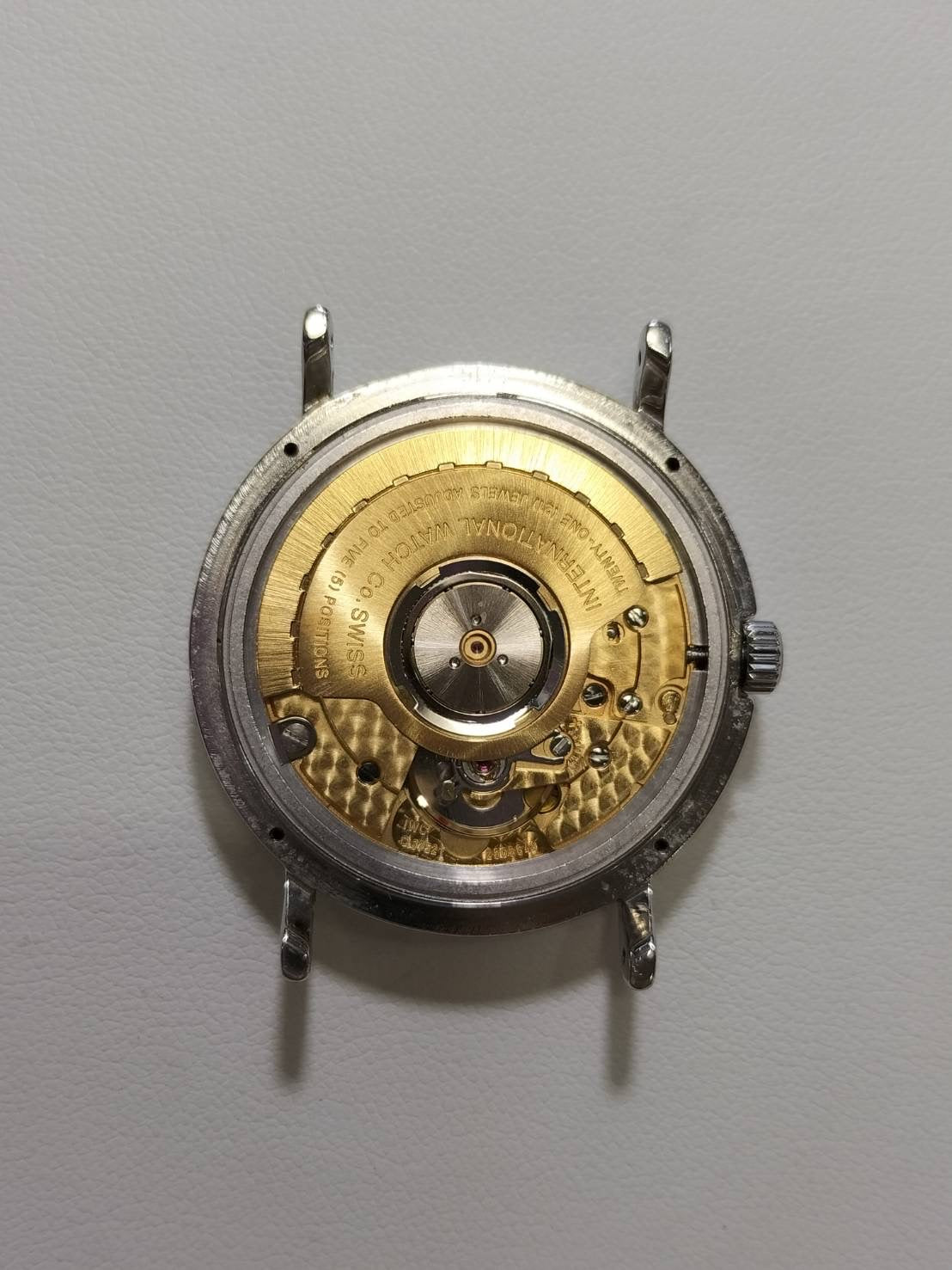 IWC ポートフィノ IW351324 自動巻き SS 革 純正ピンバックル（SS）ホワイト文字盤（SWISS表記）ケース 純正レザーベルト付き オーバーホール済み アイダブリュシー