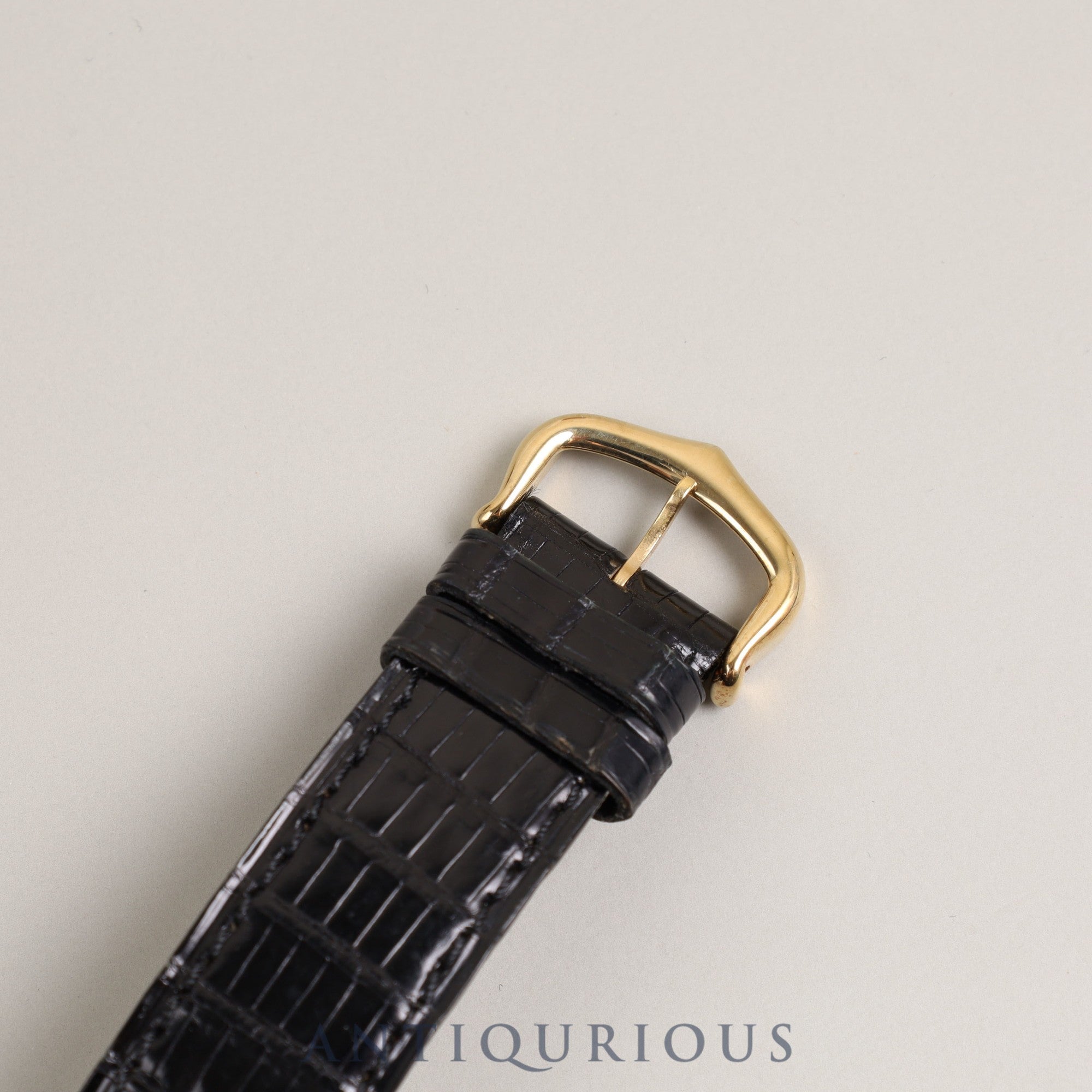 CARTIER Must Tank LM QZ Cal.81 SV925 Genuine belt Genuine buckle (GP) Grey Roman dial Box Warranty (1986)