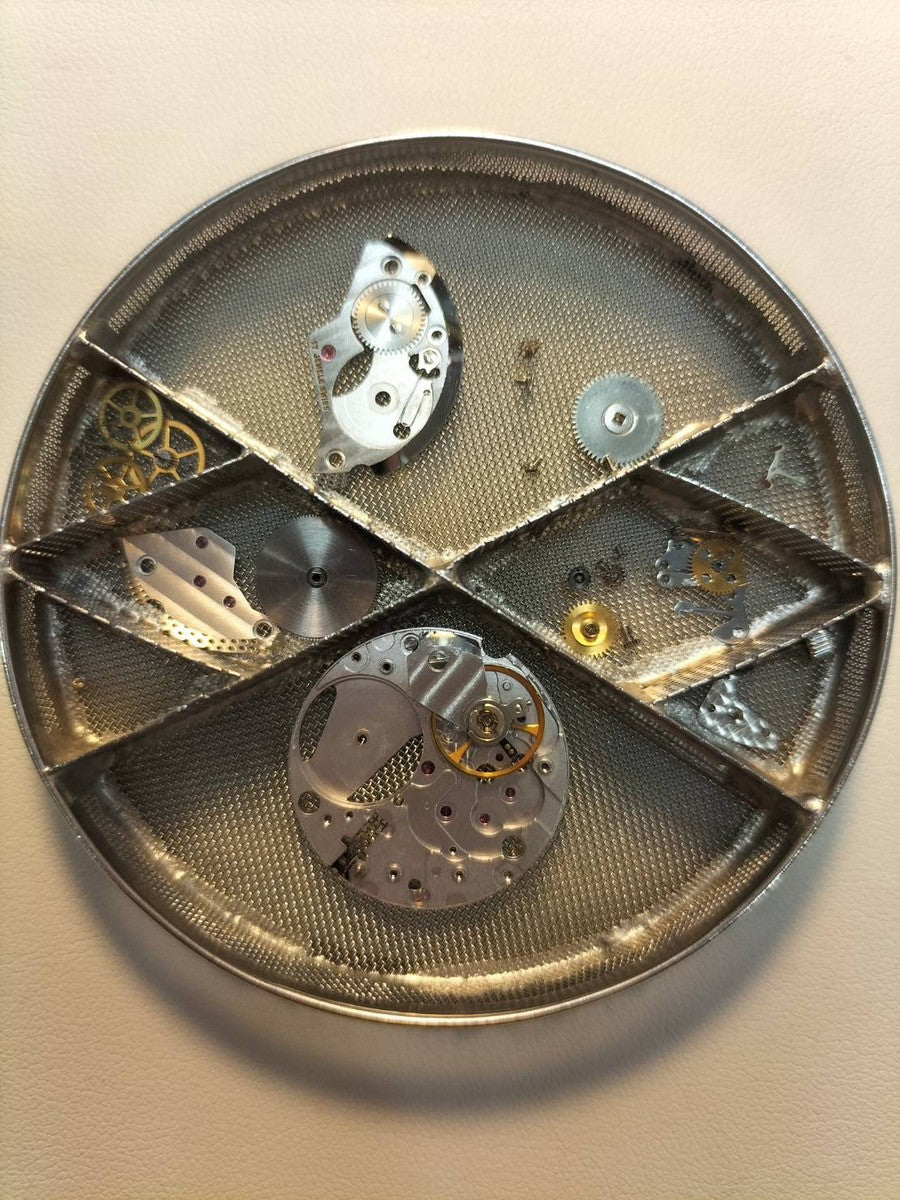 ダンヒル センテナリー スモールセコンド 手巻き SS 革 純正尾錠（SS）シルバーローマン文字盤 オーバーホール済み