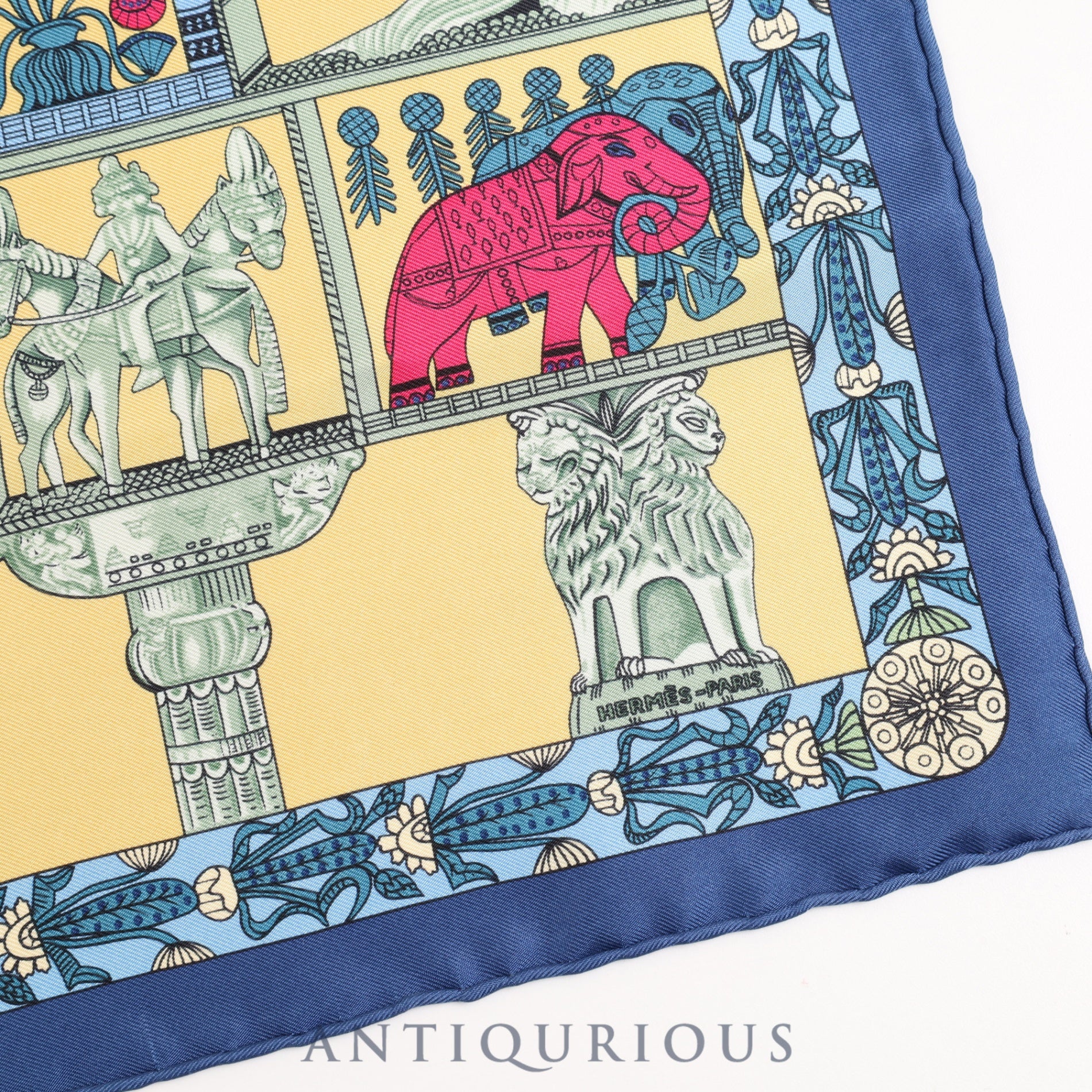 Hermes scarf Carre 45 Tower gate SILK 100%