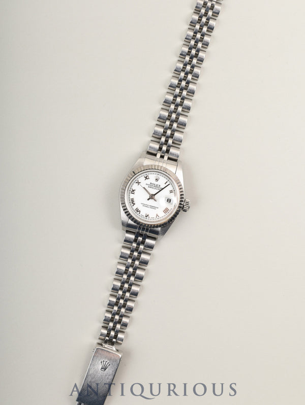 ロレックス デイトジャスト 69174 自動巻き Cal.2135  SS×WG SS ホワイト文字盤 箱 タグ 保証書（1999年）オーバーホール済み