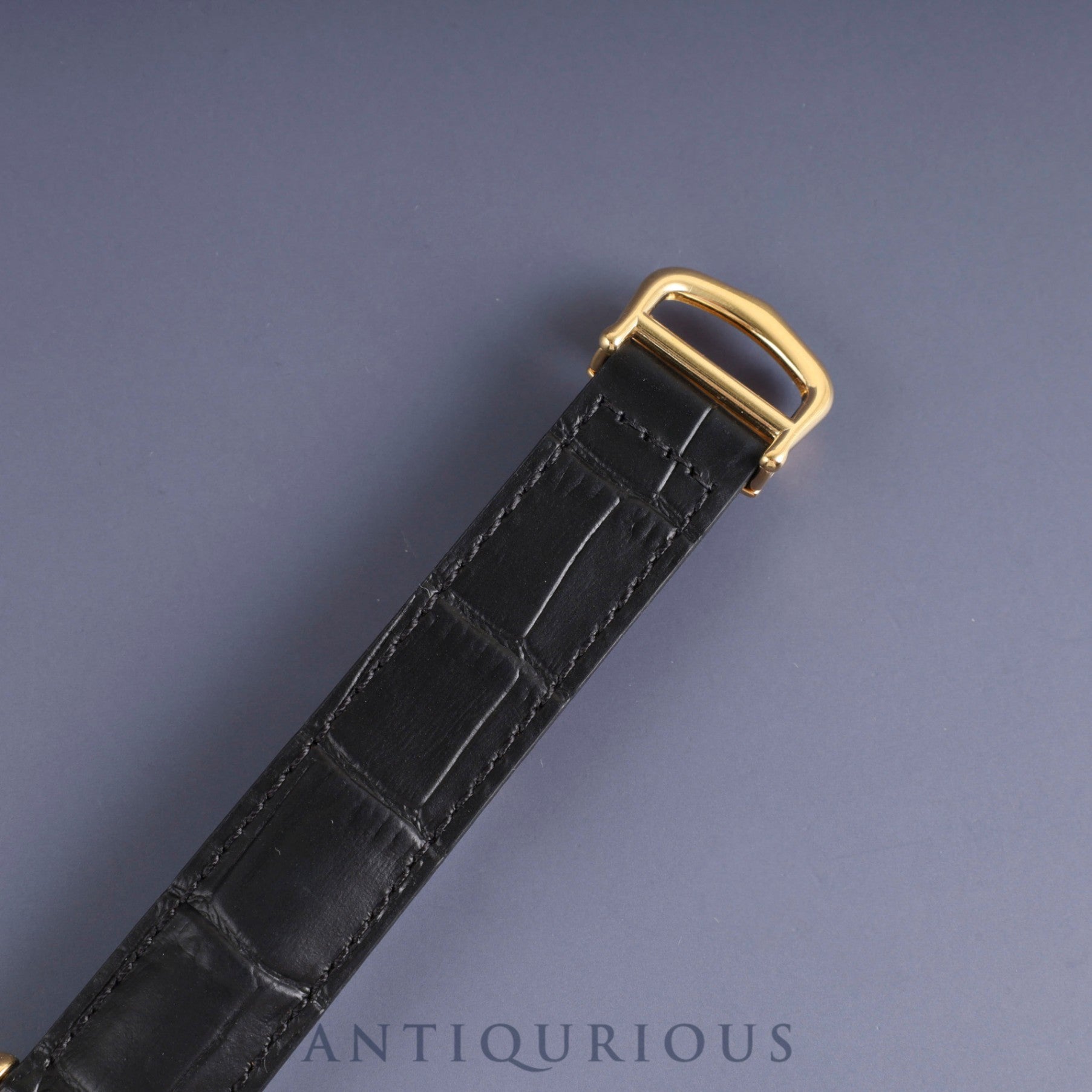 Cartier Must Tank LM 1615 / W1002754 Quartz Cal.90 SV925 Leather Genuine D-buckle (GP) Ivory Roman dial Box Booklet Warranty (1997)