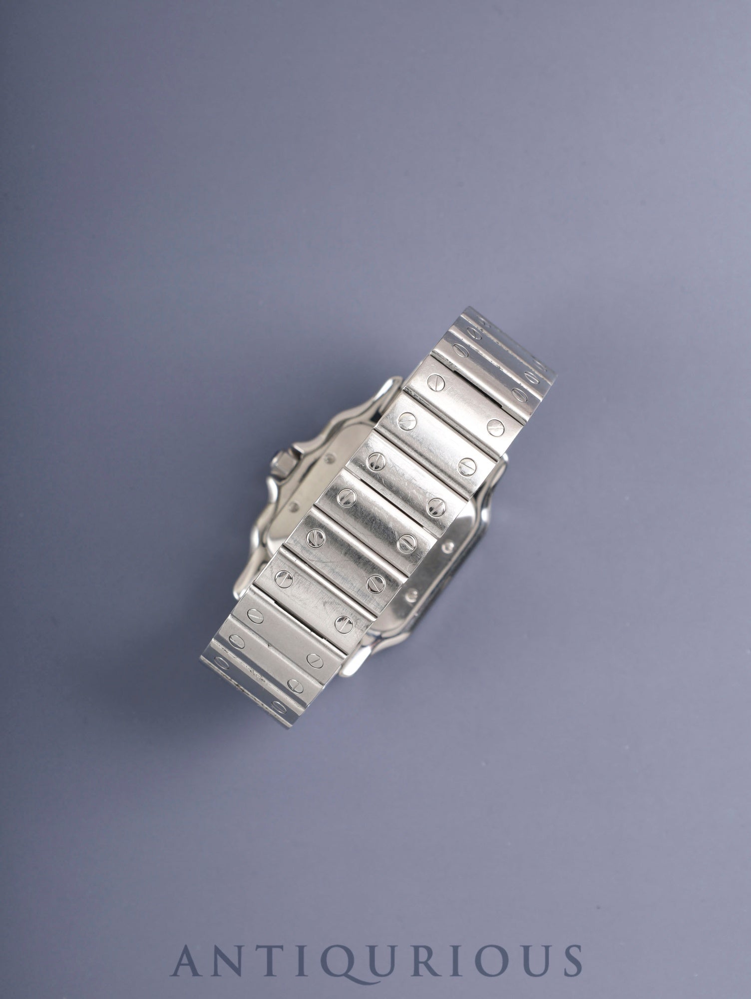 カルティエ サントス ガルベ LM W20055D6 / 2319 自動巻き Cal.C120 SS SS シルバーギョーシェローマン文字盤 オーバーホール済み