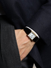 Cartier Tank Louis Cartier LM 7808 Manual Winding Caliber ETA2512-1 / 78-1 750YG Genuine Buckle (GP) White Roman PARIS Dial Warranty Overhauled