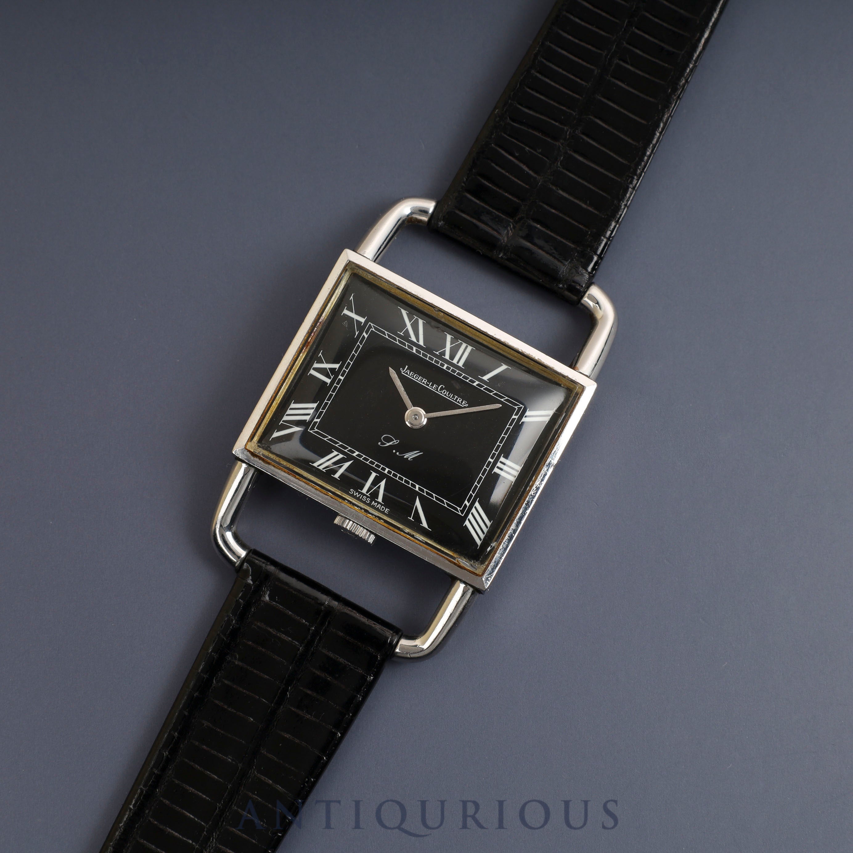 買い価格JAEGER-LECOULTRE(ジャガールクルト) 腕時計■美品 ポラリスメモボックス Q9038670 メンズ 黒 ジャガー・ルクルト