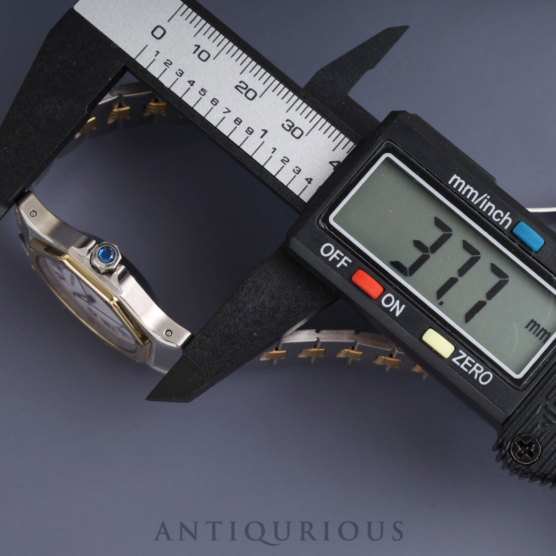 カルティエ サントス オクタゴン LM 2966 自動巻き SS/YG SS/YG ホワイトローマン文字盤 冊子 カルティエブティックにてコンプリートサービス済み