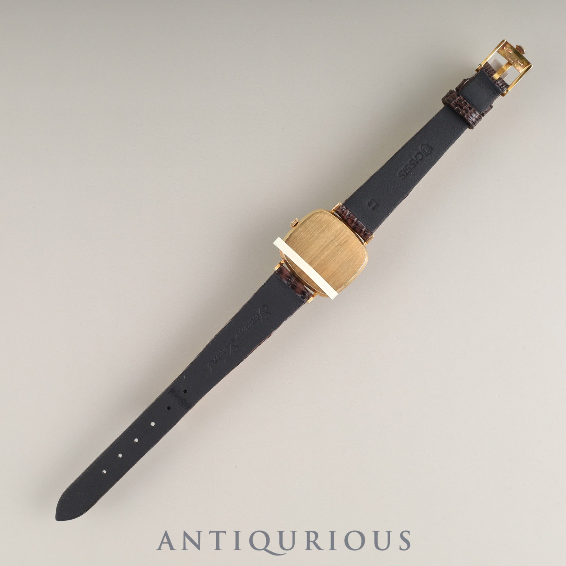 Rolex Cellini 4084 Manual Winding Caliber 1600 750 Leather Strap Genuine Buckle (GP) Red Gradient Dial No. 36 (1972) Overhauled