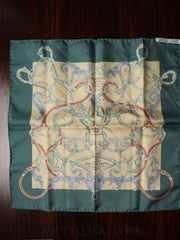 Hermès Scarf Carre 45 L'INSTRVCTION DV ROY (The Education of the King) 100% Silk