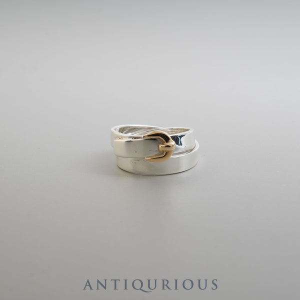 Hermes Ring Double True SV925/750YG #50