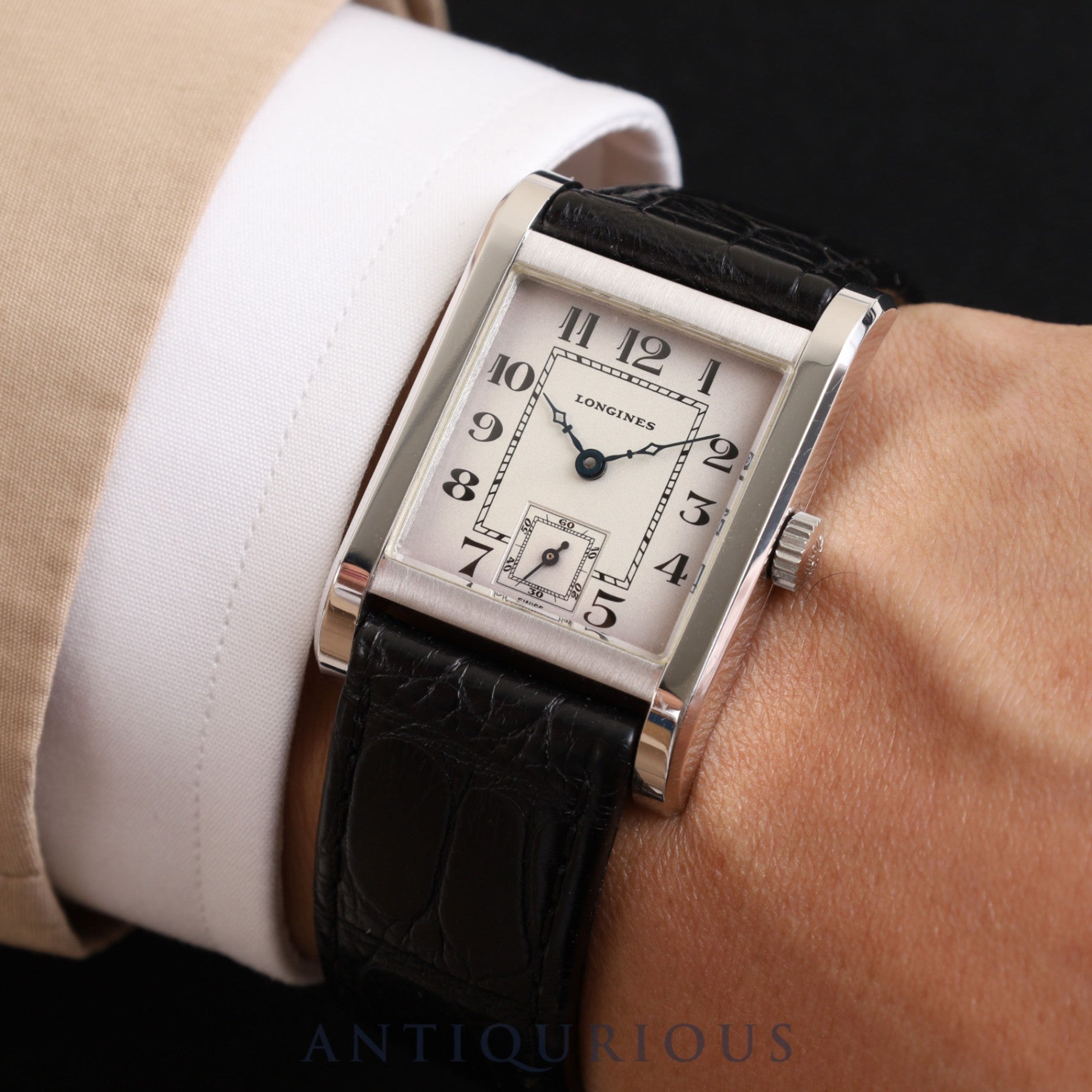 Longines Dolce Vita 1926 L5.669.6 Limited to 1000 pieces worldwide Hand-wound Cal.396.2 WG Genuine leather strap Genuine buckle (SS) White dial Warranty Overhauled