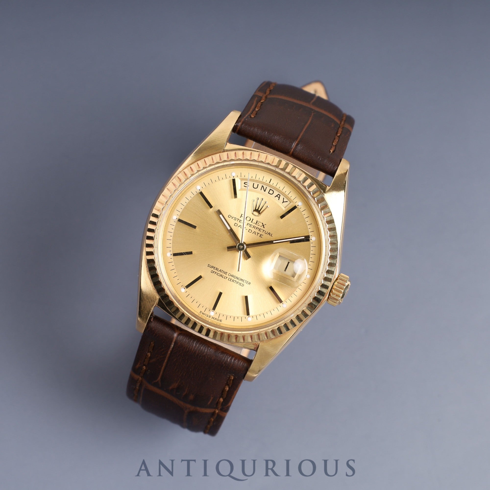 Rolex Day-Date 1803 Gold Dial No. 1 1966