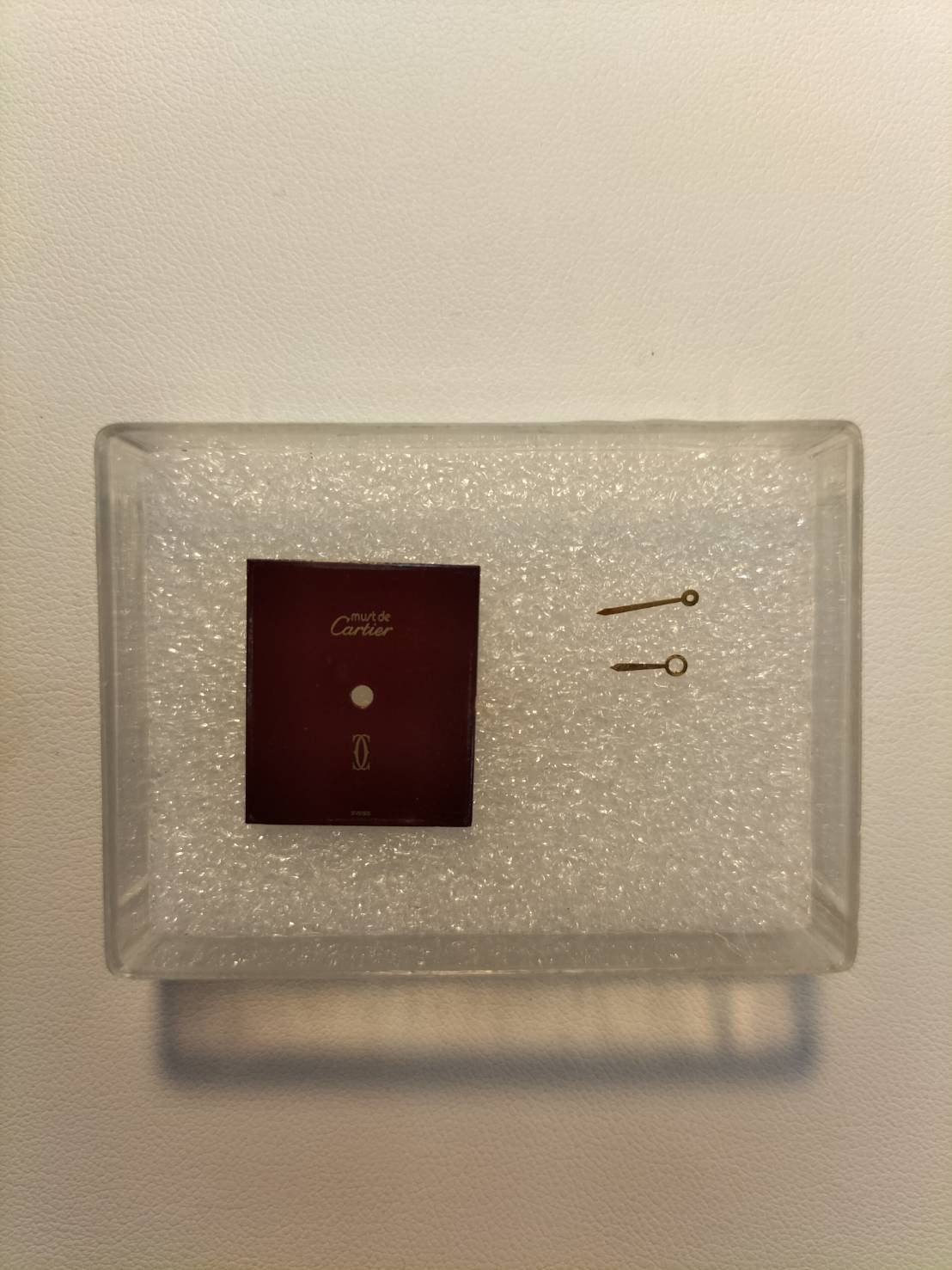 カルティエ マストタンク LM 手巻き Cal.78-1 SV925 革 純正ピンバックル（GP）ガーネットダイアル ボルドー文字盤（SWISS表記）オーバーホール済み 新品仕上げ済み