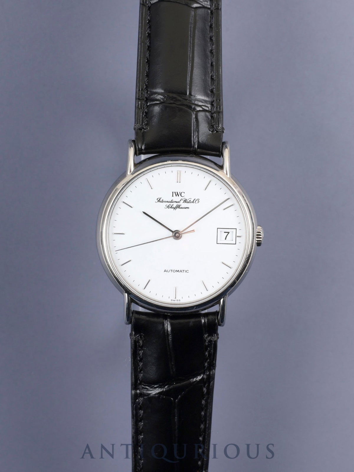 IWC IW351318 ポートフィノ 自動巻き Cal.C37521 SS 革 純正尾錠（SS） ホワイト文字盤 オーバーホール済み アイダブリュシー
