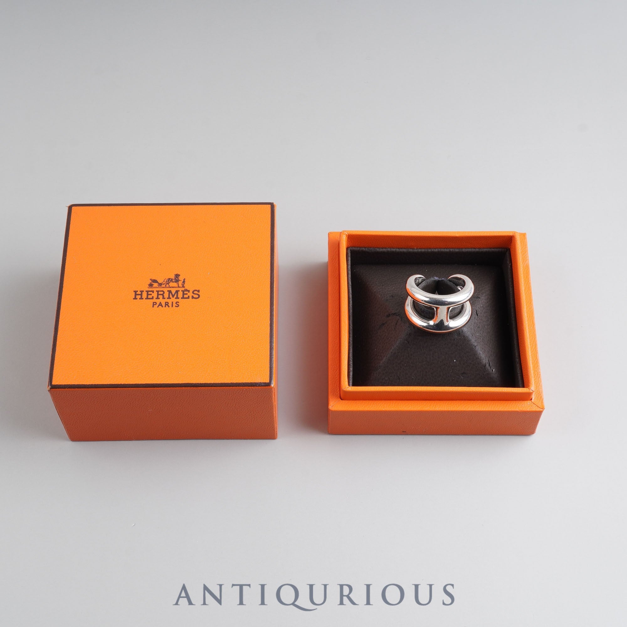 Hermes Ring Osmozu PM #47 SV925 Box 22nd year serial number