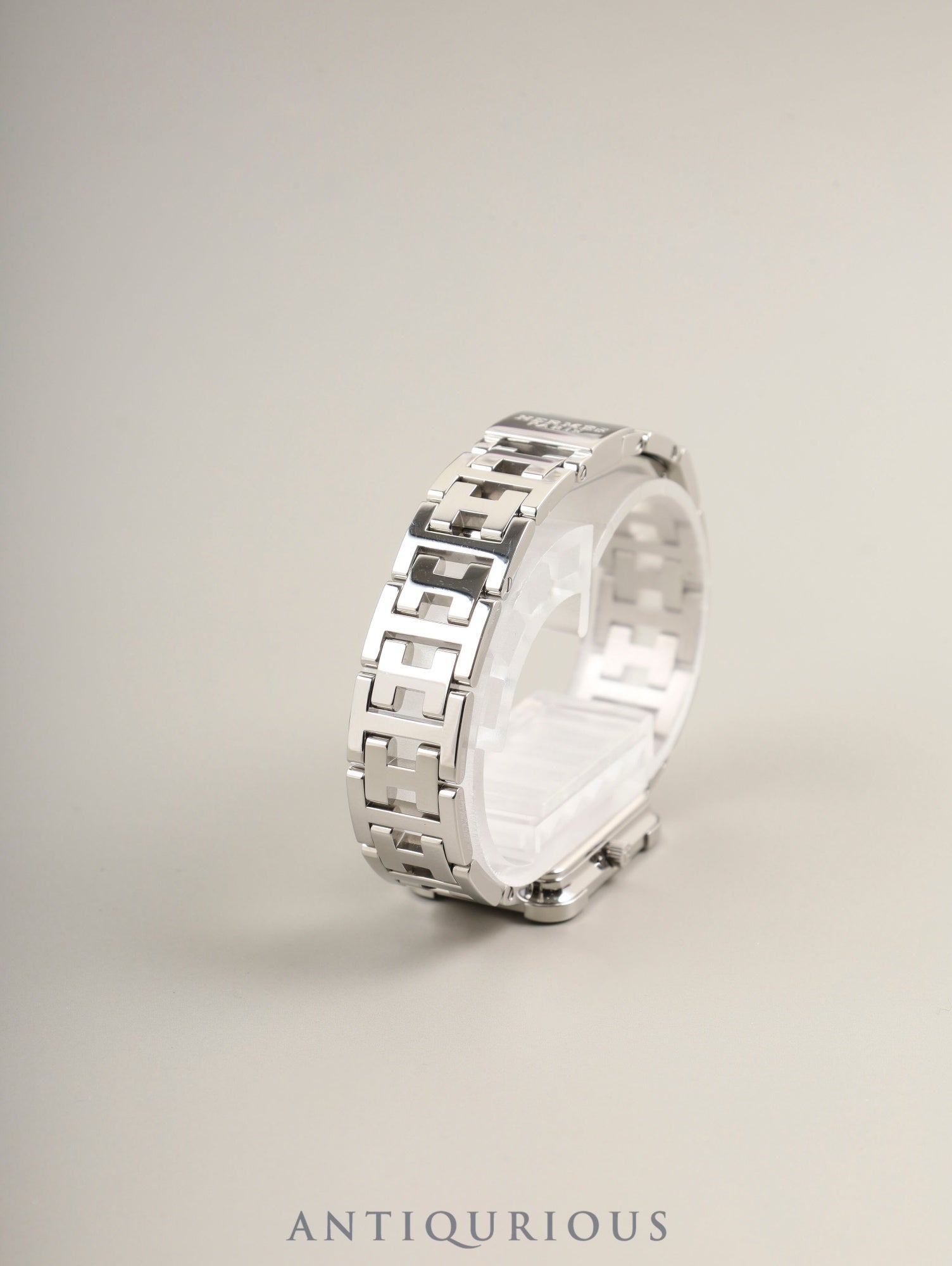 エルメス クロアジュール CR2.210 クォーツ Cal.976.001 SS SS ホワイトシェル文字盤  箱 保証書（2015年）オーバーホール済み