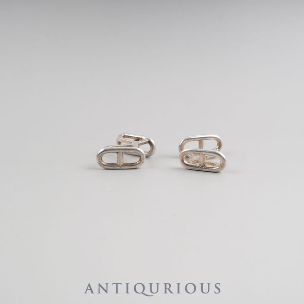 エルメス カフリンクス シェーヌダンクル ファランドール シルバーホールマーク