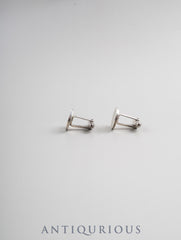 Tiffany Stripe and Circle Cufflinks in Sterling Silver