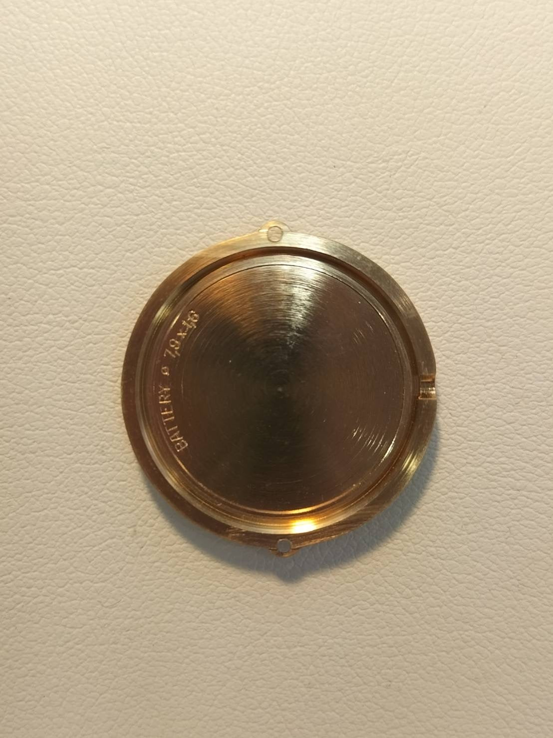 カルティエ マスト ヴァンドーム VLC SM 590004 クォーツ Cal.90 SV925 革 純正尾錠（GP）アイボリーローマン文字盤 オーバーホール済み