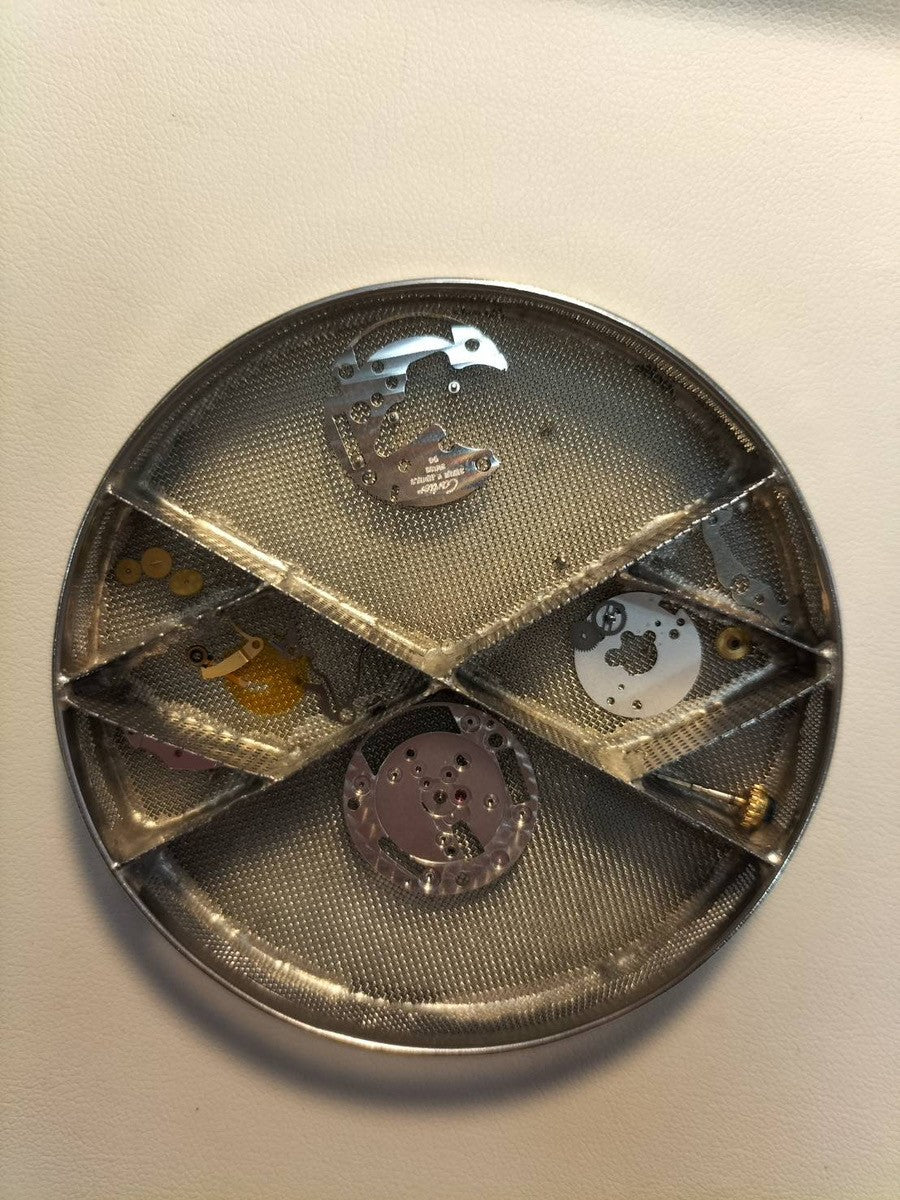 カルティエ マストタンク LM 590005 クォーツ Cal.90 SV925 革 純正ピンバックル（GP）アイボリーローマン文字盤（SWISS表記）オーバーホール済み 新品仕上げ済み