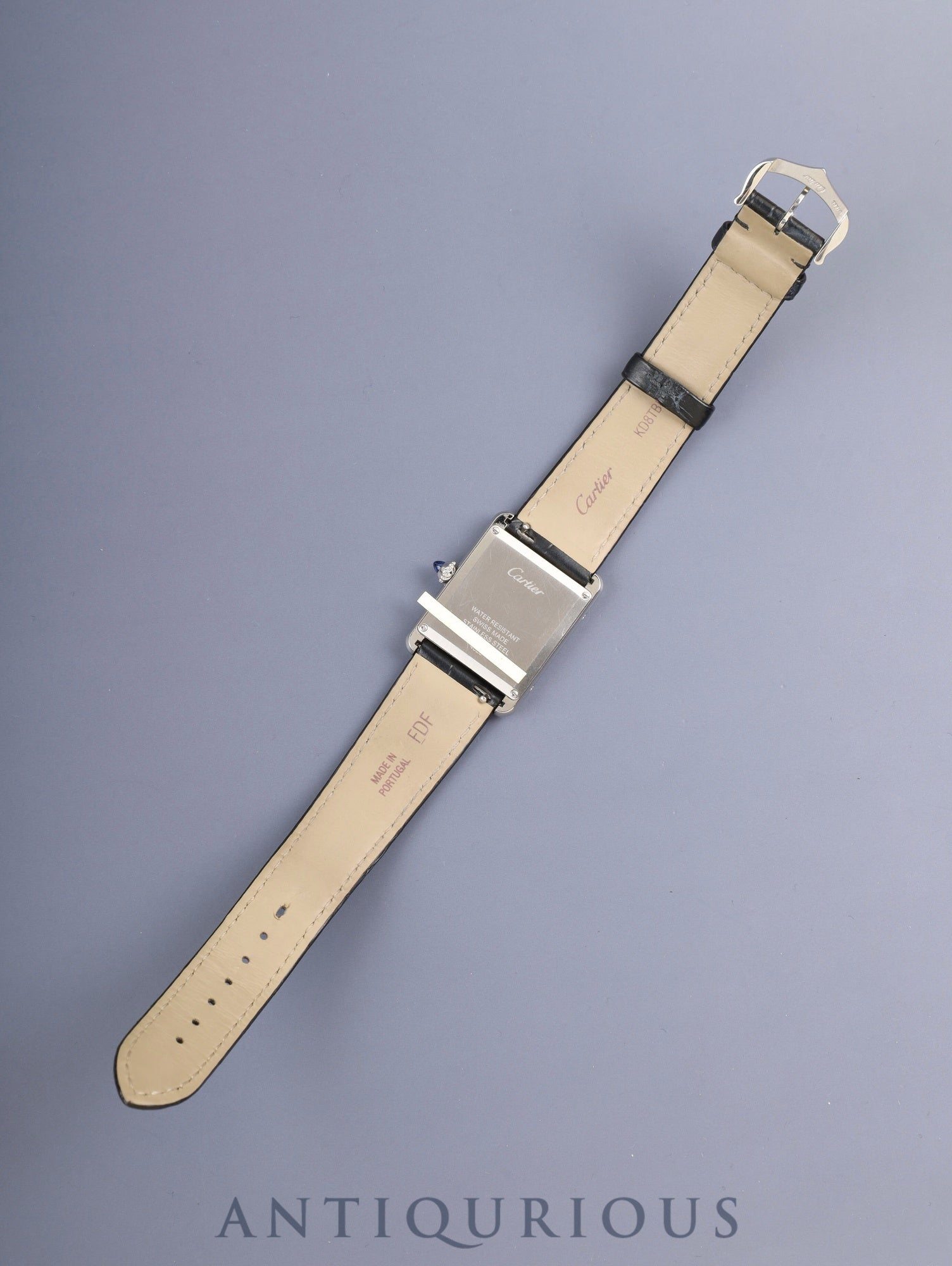 カルティエ タンクマスト LM WSTA0072 / 4323 クォーツ Cal.- SS 純正革ベルト 純正ピンバックル（SS）ブラック文字盤（SWISS MADE表記） 箱 保証書（2024年）