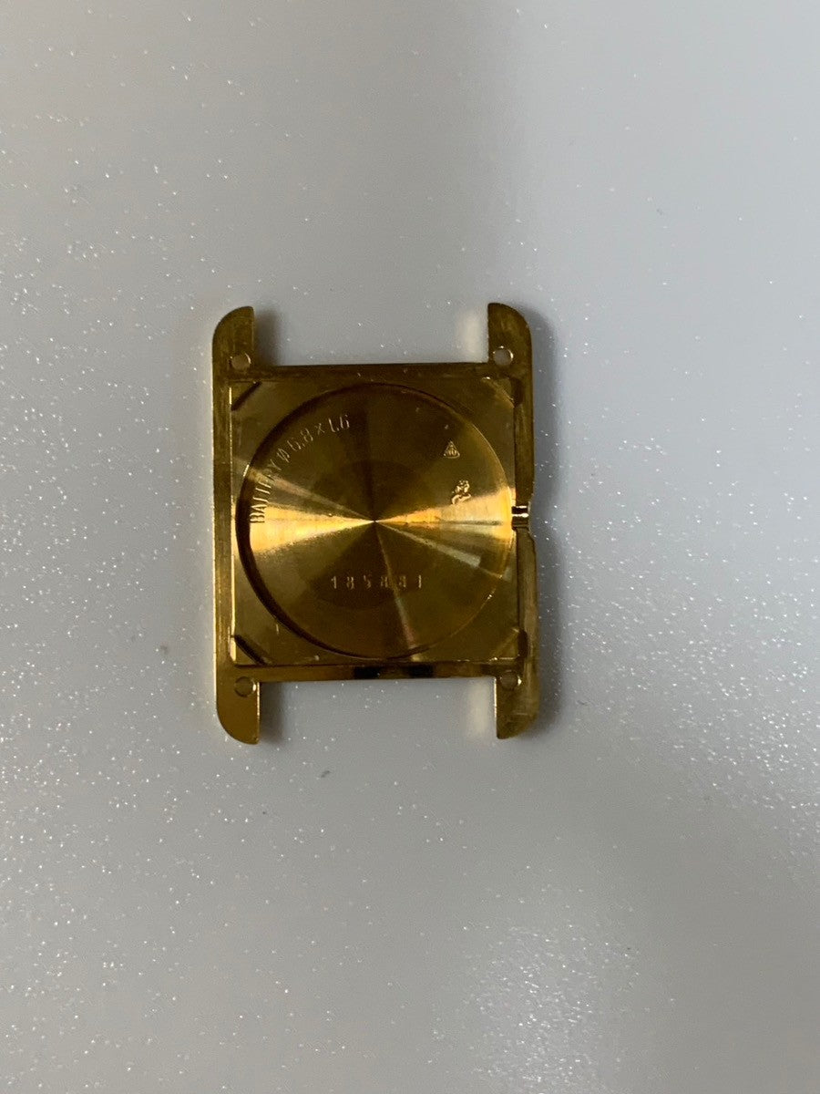 カルティエ マストタンク SM 1613 クォーツ Cal.057  SV925 純正革ベルト  純正Dバックル（GP）オパラン文字盤（SWISS表記）箱 冊子 保証書（1990年） オーバーホール済み