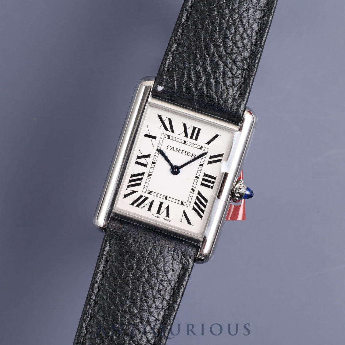Cartier Tank Must LM WSTA0041 / 4323 Quartz SS Genuine leather strap Genuine buckle (SS) Silver Roman dial Box Warranty (2023)