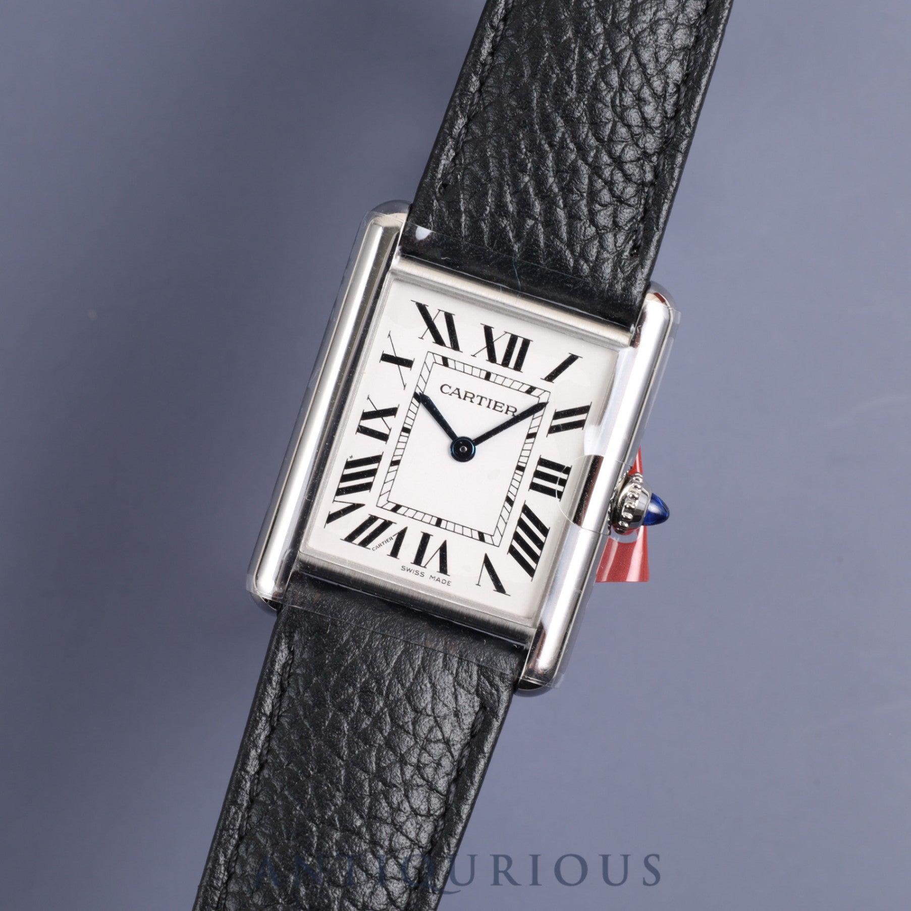 Cartier Tank Must LM WSTA0041 / 4323 Quartz SS Genuine leather strap Genuine buckle (SS) Silver Roman dial Box Warranty (2023)