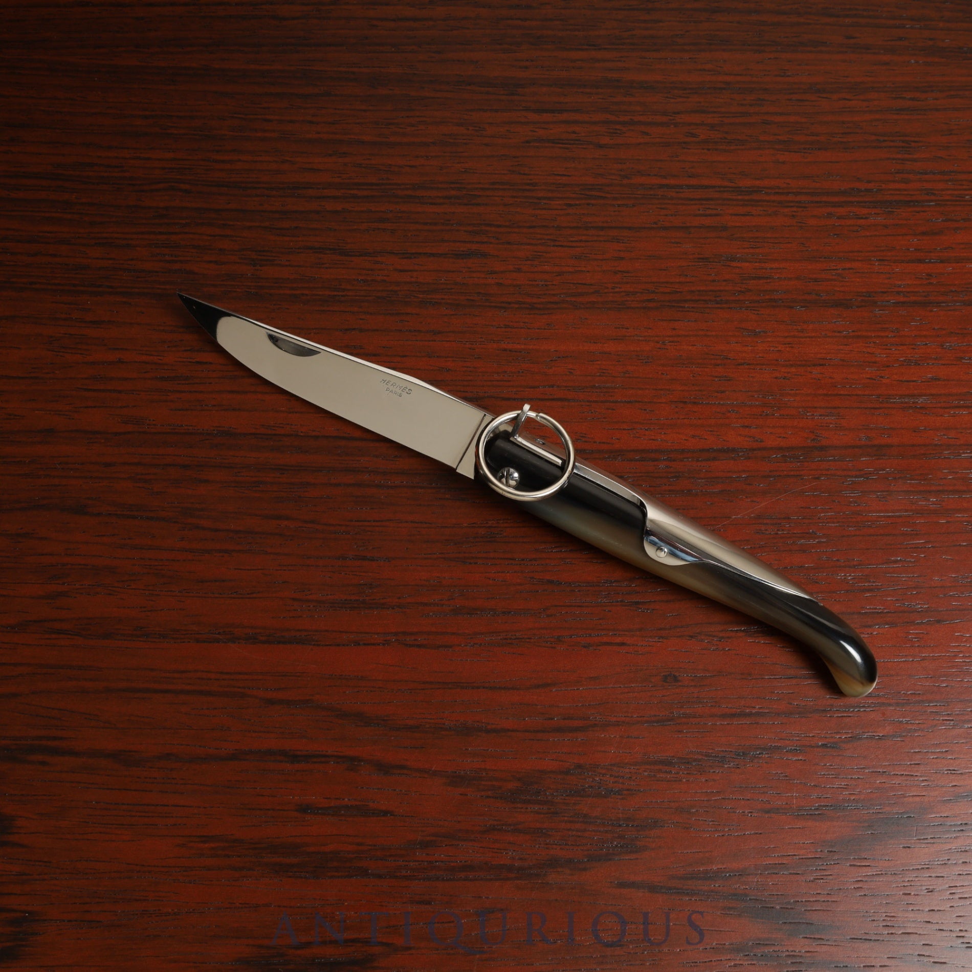 Hermes Paper Knife Buffalo Horn/Metal Box | 東京銀座のヴィンテージ