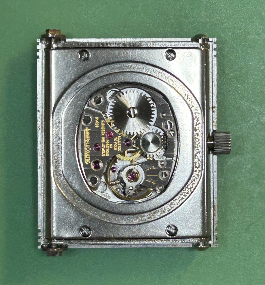 Jaeger-LeCoultre Reverso Classic 250.8.86 Manual Winding Cal.846/1 Leather Genuine Buckle (SS) Silver Arabic Dial (Case Back Engraved) Box, Case, Booklet, Warranty Card (1995) Overhauled