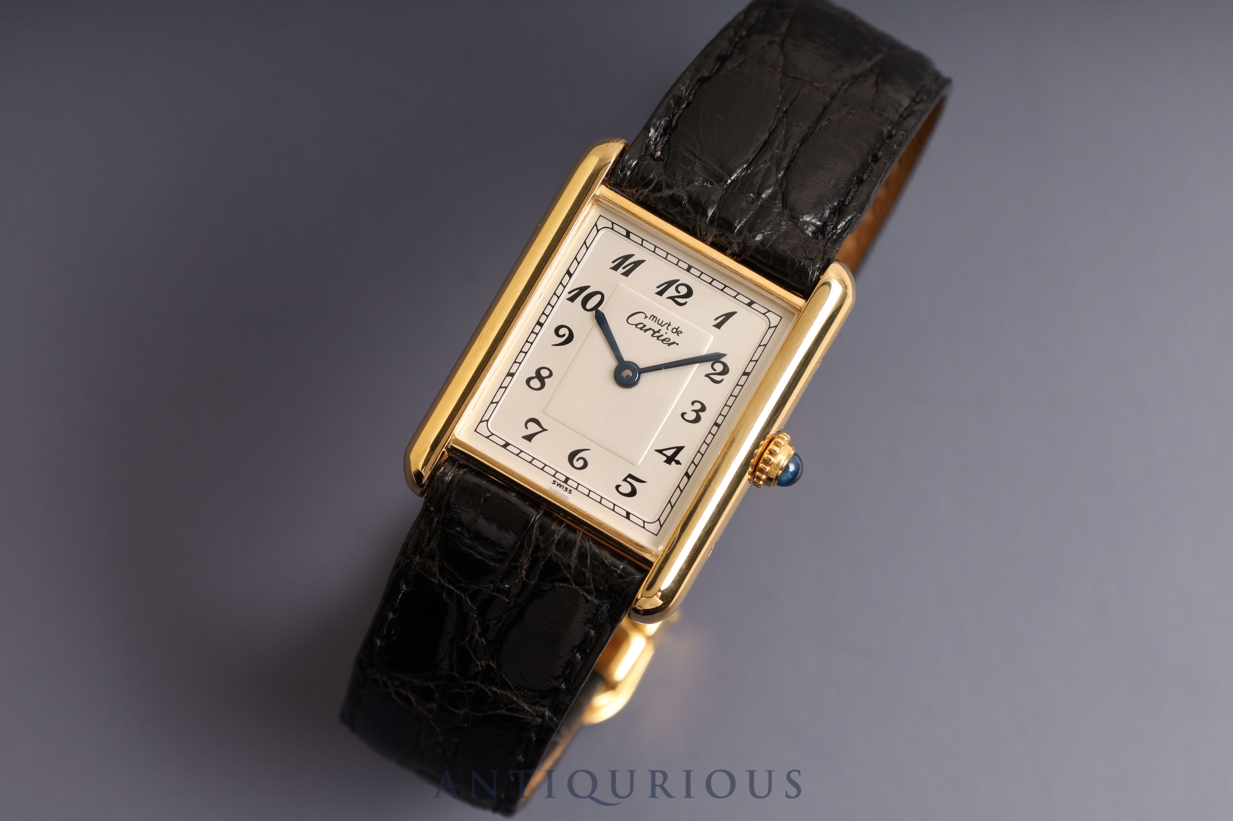 Cartier Must Tank LM QZ Arabic Dial