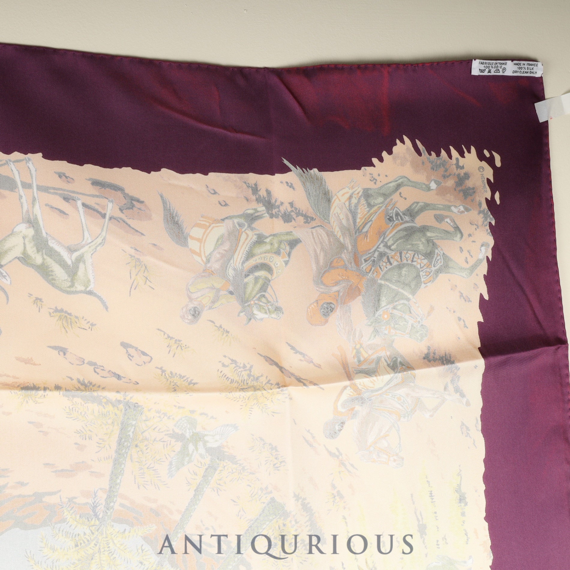 エルメス スカーフ カレ90 アフリカ SILK100% 箱