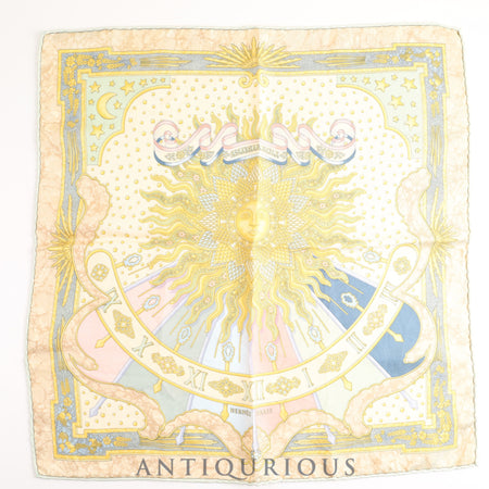 Hermes Scarf Carre 45 Glory Day GLORIA SOL SILK 100%