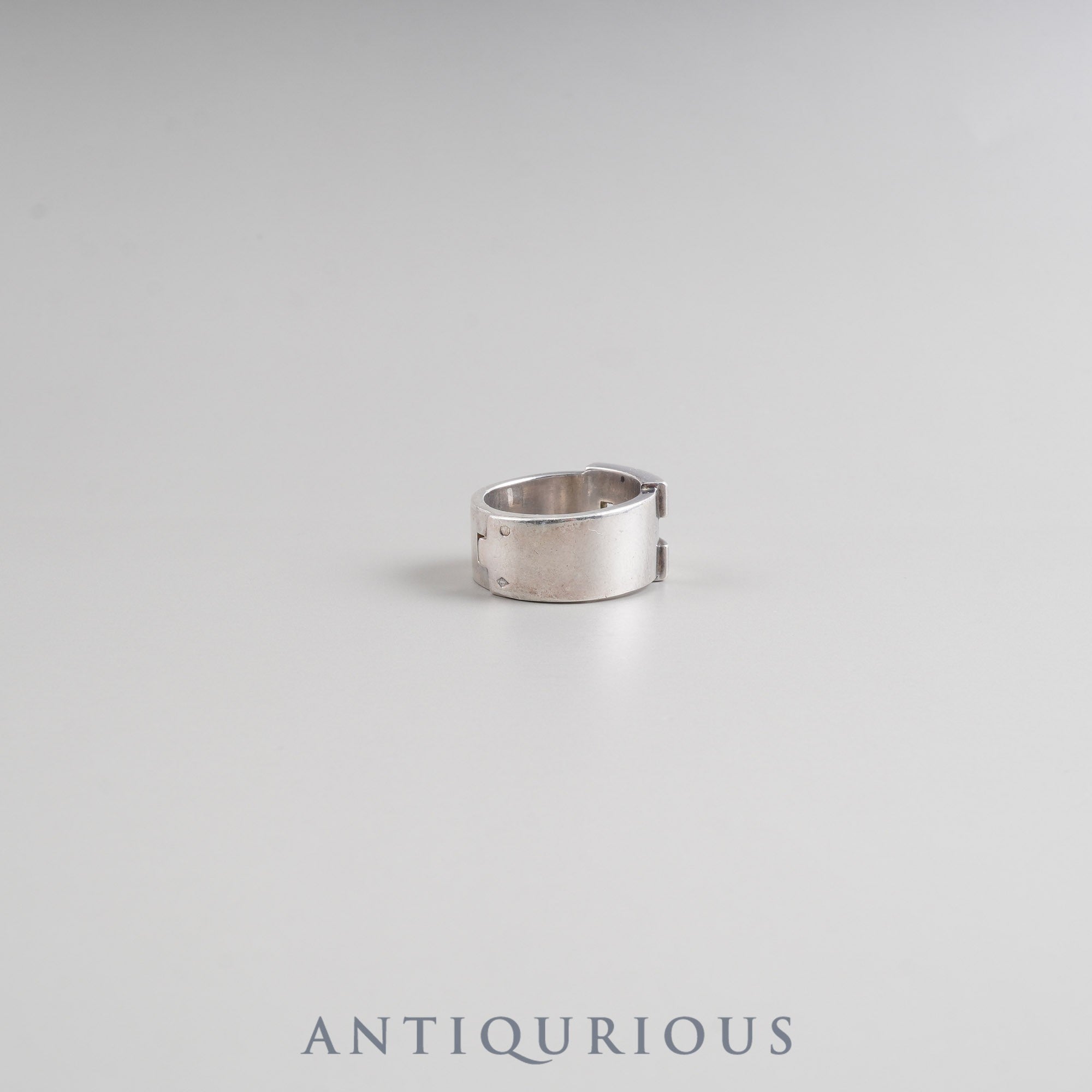 Hermes Hercules Ring, SV925, #52, Approx. Size 11, Box