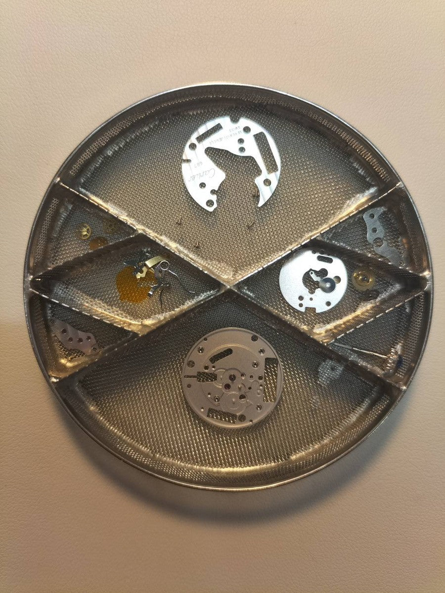 カルティエ マストタンク GM（XL）2414 クォーツ Cal.697 SV925 革 純正Dバックル（SS） ホワイト飛びローマン文字盤（SWISS MADE表記 ）オーバーホール済み