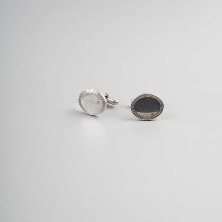 ティファニー カフリンクス オーバル スターリングシルバー