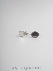 Tiffany Cufflinks Oval Sterling Silver