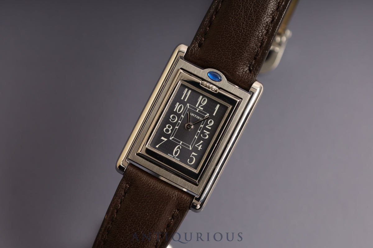 Cartier Tank Basculant SM QZ W1016830 Complete service completed in June 2022