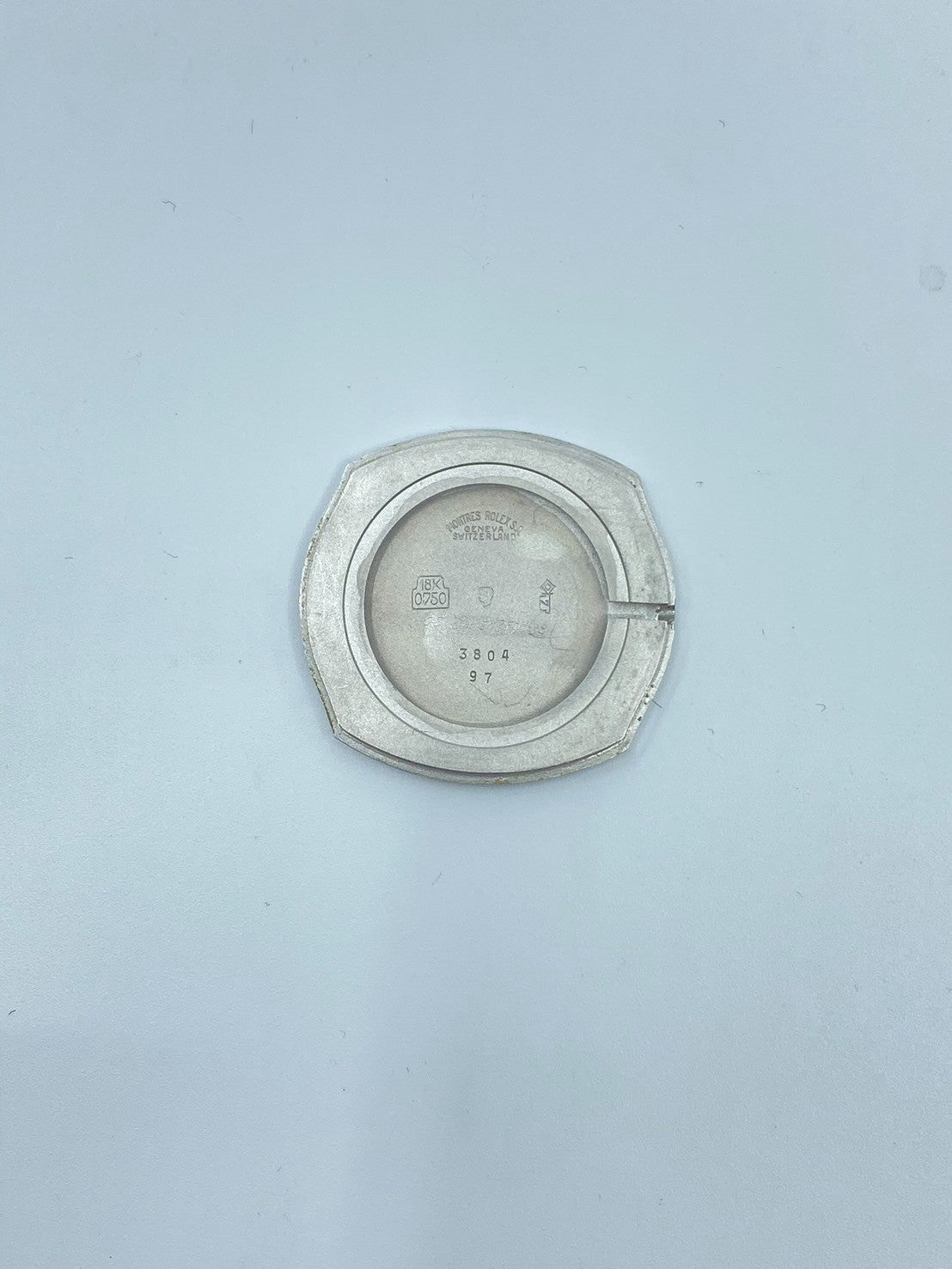 ロレックス チェリーニ 3804 手巻き Cal.1600 18K 革 純正尾錠（SS）シルバー文字盤 26番台（1968年）オーバーホール済み