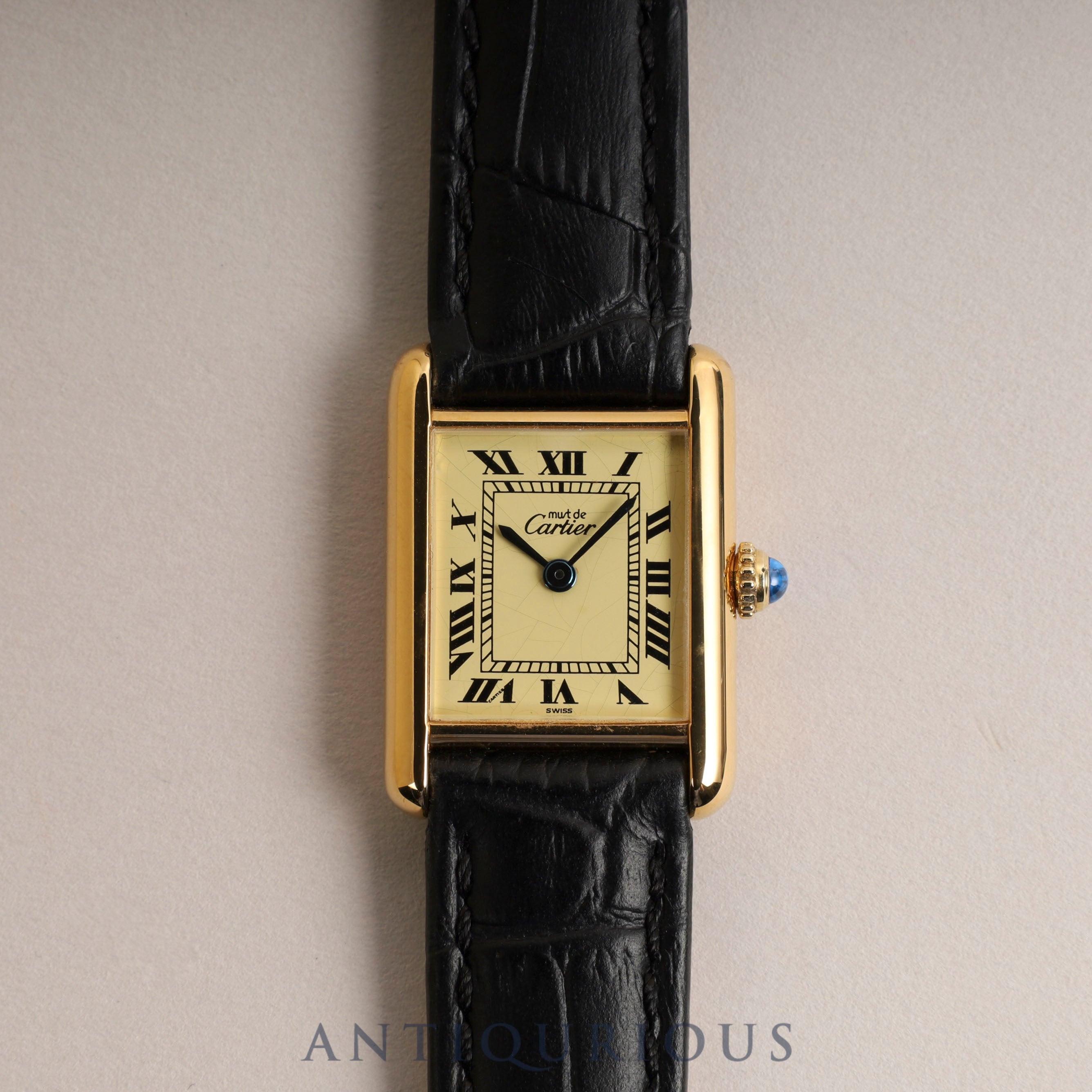 Cartier Must Tank SM QZ Ivory Newly Refinished