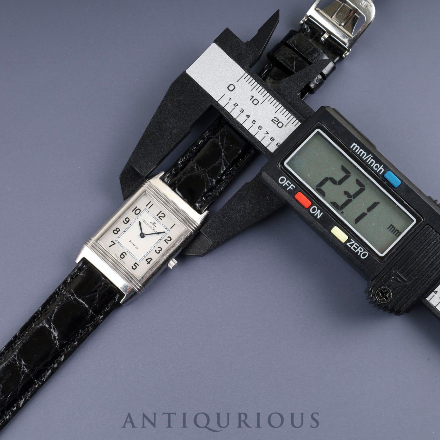 ジャガー・ルクルト  レベルソ クラシック 250.8.86 手巻き Cal.846/1 SS 純正Dバックル （SS） 23mm×38mm シルバーアラビア文字盤 オーバーホール済み