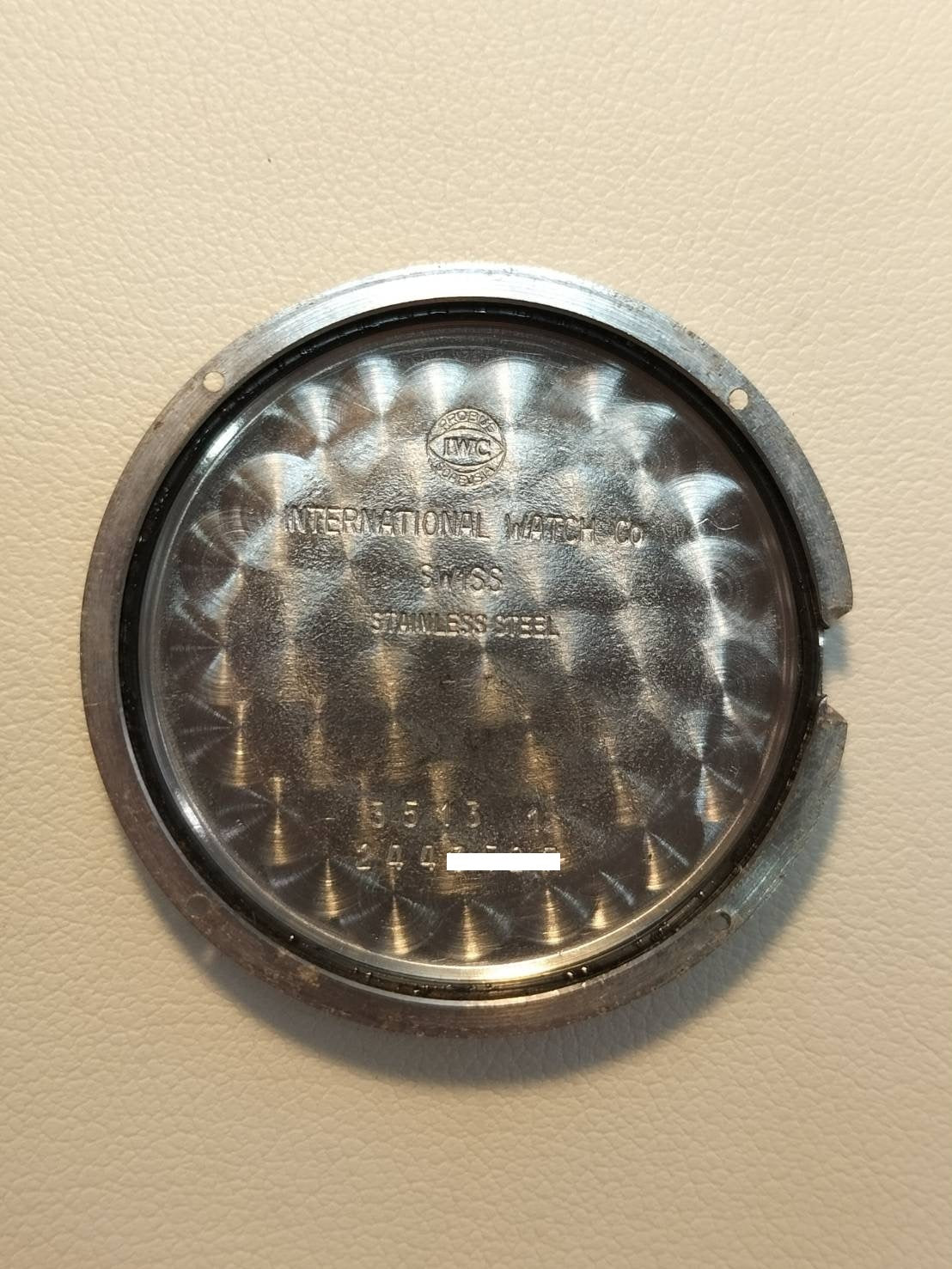 IWC IW351318 ポートフィノ 自動巻き Cal.C37521 SS 革 純正尾錠（SS） ホワイト文字盤 オーバーホール済み アイダブリュシー